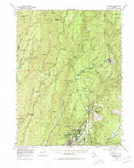 Paradise California Historical topographic map, 1:62500 scale, 15 X 15 Minute, Year 1953