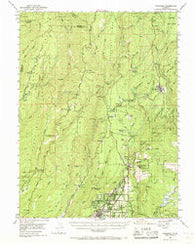 Paradise California Historical topographic map, 1:62500 scale, 15 X 15 Minute, Year 1953
