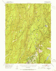 Paradise California Historical topographic map, 1:62500 scale, 15 X 15 Minute, Year 1953