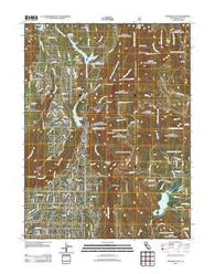 Paradise East California Historical topographic map, 1:24000 scale, 7.5 X 7.5 Minute, Year 2012