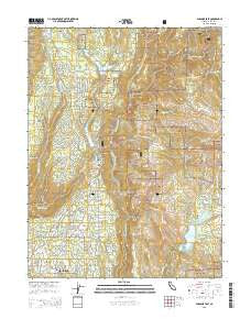 Paradise East California Current topographic map, 1:24000 scale, 7.5 X 7.5 Minute, Year 2015