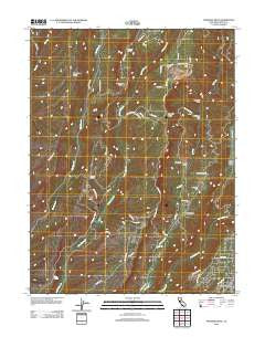 Paradise West California Historical topographic map, 1:24000 scale, 7.5 X 7.5 Minute, Year 2012
