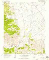 Paraiso Springs California Historical topographic map, 1:24000 scale, 7.5 X 7.5 Minute, Year 1956