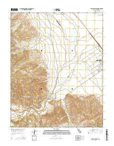 Paraiso Springs California Current topographic map, 1:24000 scale, 7.5 X 7.5 Minute, Year 2015