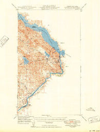 Parker Dam Area California Historical topographic map, 1:62500 scale, 15 X 15 Minute, Year 1950