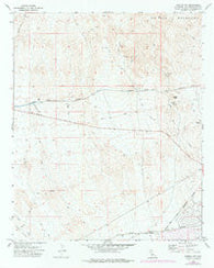 Parker NW California Historical topographic map, 1:24000 scale, 7.5 X 7.5 Minute, Year 1970