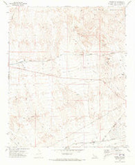Parker NW California Historical topographic map, 1:24000 scale, 7.5 X 7.5 Minute, Year 1970