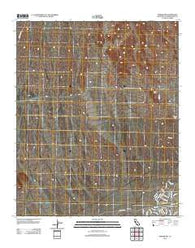 Parker NW California Historical topographic map, 1:24000 scale, 7.5 X 7.5 Minute, Year 2012
