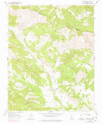 Parkfield California Historical topographic map, 1:24000 scale, 7.5 X 7.5 Minute, Year 1961