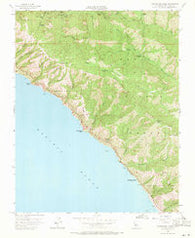 Partington Ridge California Historical topographic map, 1:24000 scale, 7.5 X 7.5 Minute, Year 1956