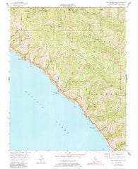 Partington Ridge California Historical topographic map, 1:24000 scale, 7.5 X 7.5 Minute, Year 1956