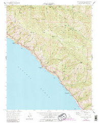 Partington Ridge California Historical topographic map, 1:24000 scale, 7.5 X 7.5 Minute, Year 1956