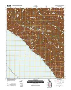 Partington Ridge California Historical topographic map, 1:24000 scale, 7.5 X 7.5 Minute, Year 2012