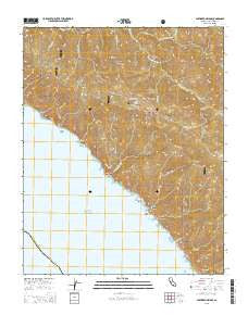 Partington Ridge California Current topographic map, 1:24000 scale, 7.5 X 7.5 Minute, Year 2015