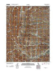 Paskenta California Historical topographic map, 1:24000 scale, 7.5 X 7.5 Minute, Year 2012