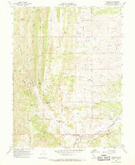 Paskenta California Historical topographic map, 1:24000 scale, 7.5 X 7.5 Minute, Year 1967