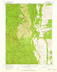 Paskenta California Historical topographic map, 1:62500 scale, 15 X 15 Minute, Year 1952