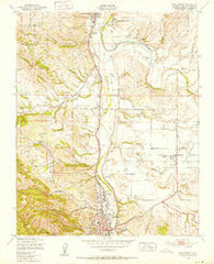Paso Robles California Historical topographic map, 1:24000 scale, 7.5 X 7.5 Minute, Year 1948