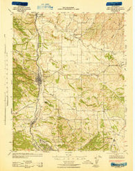 Paso Robles California Historical topographic map, 1:62500 scale, 15 X 15 Minute, Year 1943