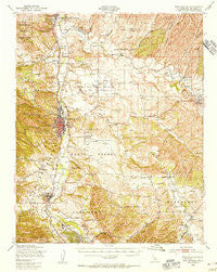 Paso Robles California Historical topographic map, 1:62500 scale, 15 X 15 Minute, Year 1948