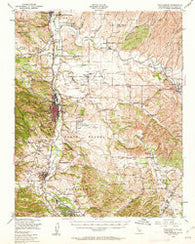 Paso Robles California Historical topographic map, 1:62500 scale, 15 X 15 Minute, Year 1948