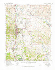 Paso Robles California Historical topographic map, 1:62500 scale, 15 X 15 Minute, Year 1961