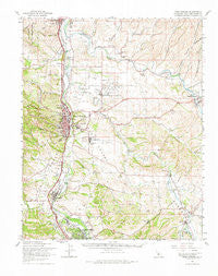 Paso Robles California Historical topographic map, 1:62500 scale, 15 X 15 Minute, Year 1961