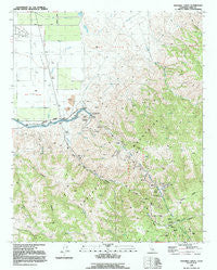 Pastoria Creek California Historical topographic map, 1:24000 scale, 7.5 X 7.5 Minute, Year 1991