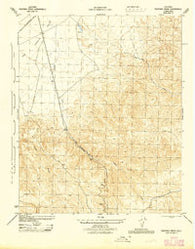 Pastoria Creek California Historical topographic map, 1:31680 scale, 7.5 X 7.5 Minute, Year 1945