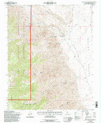 Pat Keyes Canyon California Historical topographic map, 1:24000 scale, 7.5 X 7.5 Minute, Year 1994