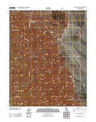 Pat Keyes Canyon California Historical topographic map, 1:24000 scale, 7.5 X 7.5 Minute, Year 2012