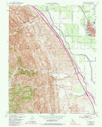 Patterson California Historical topographic map, 1:24000 scale, 7.5 X 7.5 Minute, Year 1953