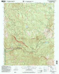 Patterson Mountain California Historical topographic map, 1:24000 scale, 7.5 X 7.5 Minute, Year 2004
