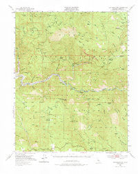 Patterson Mountain California Historical topographic map, 1:62500 scale, 15 X 15 Minute, Year 1952