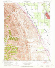 Patterson California Historical topographic map, 1:24000 scale, 7.5 X 7.5 Minute, Year 1953