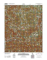 Patterson Mountain California Historical topographic map, 1:24000 scale, 7.5 X 7.5 Minute, Year 2012