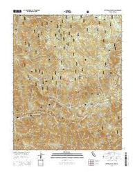 Patterson Mountain California Current topographic map, 1:24000 scale, 7.5 X 7.5 Minute, Year 2015