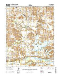 Paulsell California Current topographic map, 1:24000 scale, 7.5 X 7.5 Minute, Year 2015