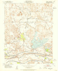 Paulsell California Historical topographic map, 1:24000 scale, 7.5 X 7.5 Minute, Year 1953