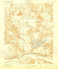 Paulsell California Historical topographic map, 1:31680 scale, 7.5 X 7.5 Minute, Year 1915