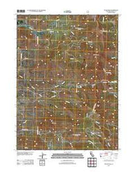 Payne Peak California Historical topographic map, 1:24000 scale, 7.5 X 7.5 Minute, Year 2012