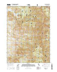 Payne Peak California Current topographic map, 1:24000 scale, 7.5 X 7.5 Minute, Year 2015