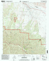 Peak Mountain California Historical topographic map, 1:24000 scale, 7.5 X 7.5 Minute, Year 1995