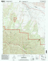 Peak Mountain California Historical topographic map, 1:24000 scale, 7.5 X 7.5 Minute, Year 1995