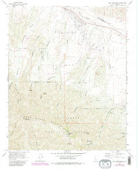 Peak Mountain California Historical topographic map, 1:24000 scale, 7.5 X 7.5 Minute, Year 1964
