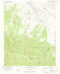 Peak Mountain California Historical topographic map, 1:24000 scale, 7.5 X 7.5 Minute, Year 1964