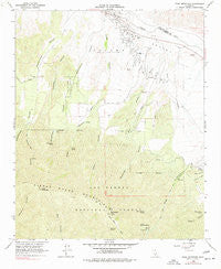 Peak Mountain California Historical topographic map, 1:24000 scale, 7.5 X 7.5 Minute, Year 1964