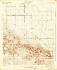 Pearland California Historical topographic map, 1:24000 scale, 7.5 X 7.5 Minute, Year 1934