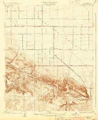 Pearland California Historical topographic map, 1:24000 scale, 7.5 X 7.5 Minute, Year 1934