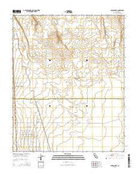 Pearsonville California Current topographic map, 1:24000 scale, 7.5 X 7.5 Minute, Year 2015